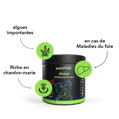 entoVITAL DOG detox pour chiens