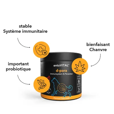 entoVITAL DOG d-para pour chiens