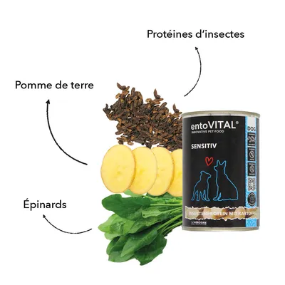 entoVITAL DOG SENSITIV nourriture humide