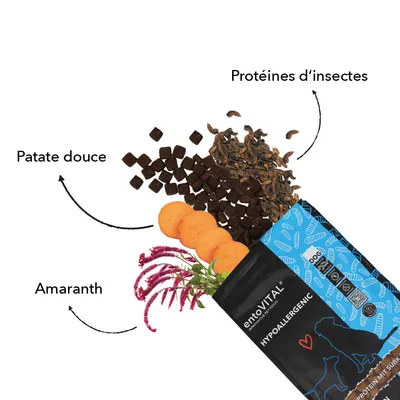 entoVITAL DOG HYPOALLERGENIC pour chiens