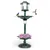 Giantex Bain d'oiseaux sur Pied,2 Lampes Solaire,Support Remplissable