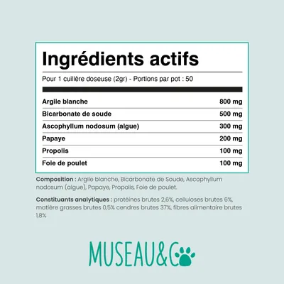 Dental Clean - Anti-Tartre - Haleine Fraîche - Gencives - Chien Chat - 100g