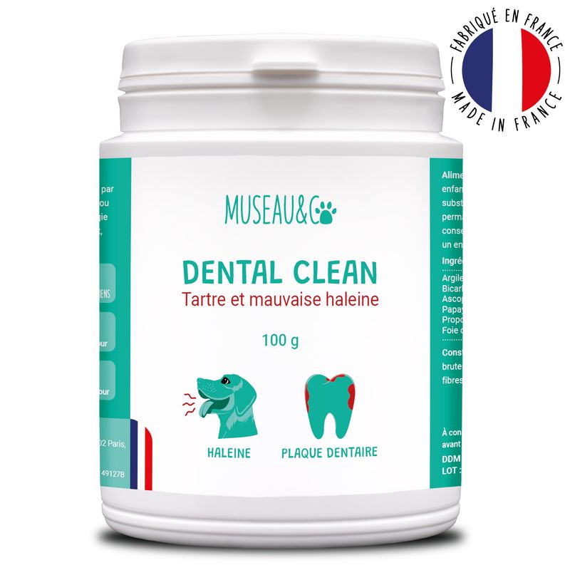 Dental Clean - Anti-Tartre - Haleine Fraîche - Gencives - Chien Chat - 100g