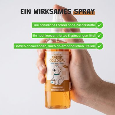 Museau & Co | Kolloidales Silber | Natürliches Antiseptikum | Hund & Katze