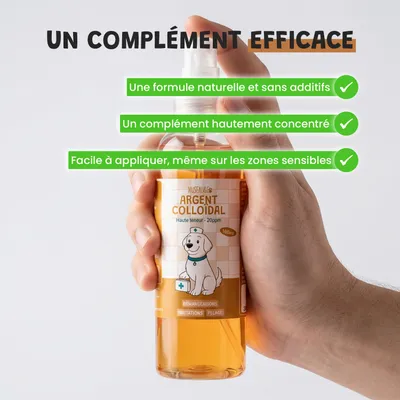Museau & Co | Argent Colloïdal | Antiseptique Naturel | Chien & Chat