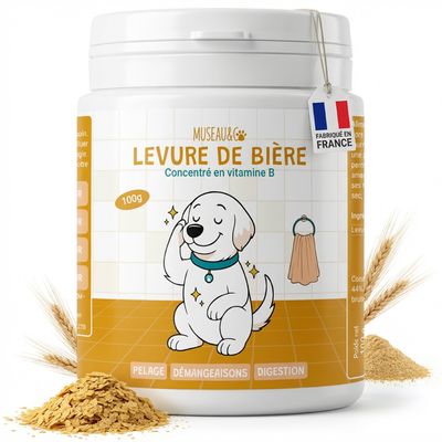 Levure De Bière - Vitamines B - Poil - Peau Saine - Chien et Chat - 100g