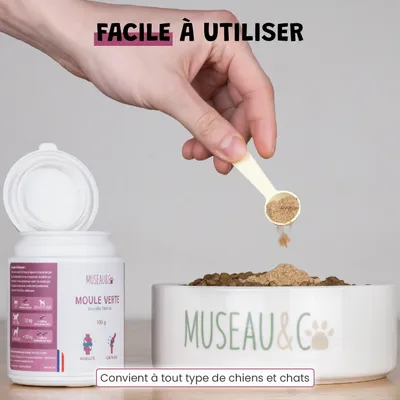 Moule Verte - Anti-Inflammatoire - Mobilité - Oméga-3 - Chien & Chat - 100g