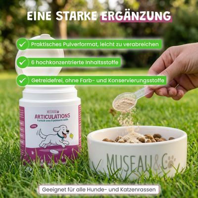 Museau & Co | Gelenke | Mobilität & Komfort 6 Wirkstoffe | Hund & Katze