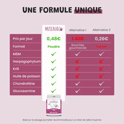 Museau & Co | Gelenke | Mobilität & Komfort 6 Wirkstoffe | Hund & Katze Museau & Co | Gelenke | Mobilität & Komfort 6 Wirkstoffe | Hund & Katze