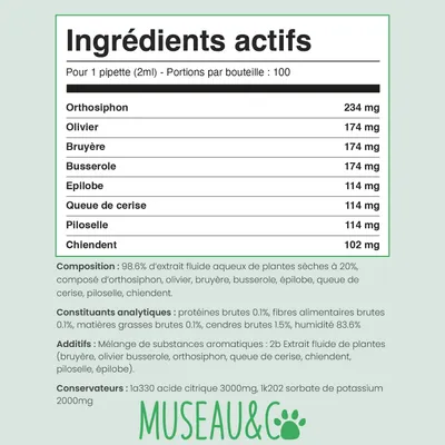 Museau & Co | Urino Régule | Confort Urinaire | Chien & Chat