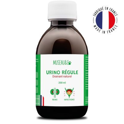 Urino Régule - Confort Urinaire - Reins - Cystite - Chien et Chat - 200ml