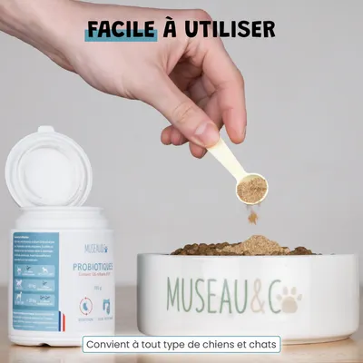 Probiotiques - Flore Intestinale - Digestion - Transit - Chien Chat - 100g
