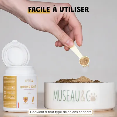 Immuno Boost - Immunité - Énergie - Vitalité - Chien et Chat - 100g