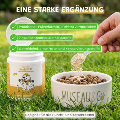 Museau & Co | Immunität | Natürliche Abwehrkräfte | Hund & Katze Museau & Co | Immunität | Natürliche Abwehrkräfte | Hund & Katze