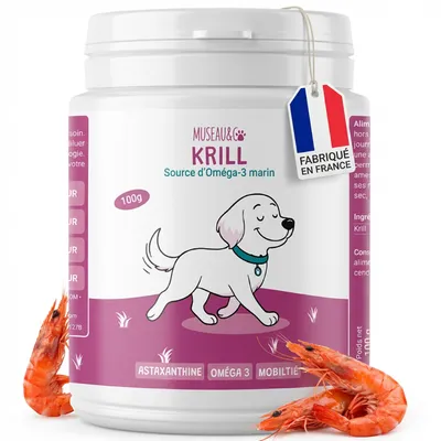 Krill - Articulation - Oméga-3 - Souplesse - Mobilité - Chien & Chat - 100g Krill - Articulation - Oméga-3 - Souplesse - Mobilité - Chien & Chat - 100g