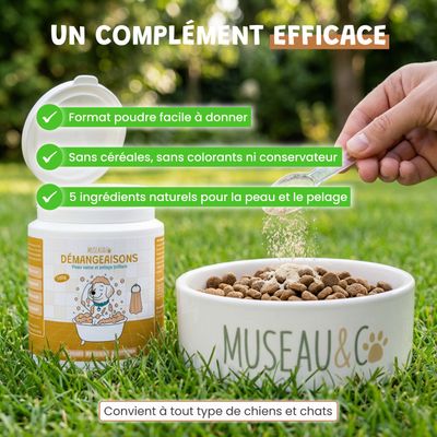 Museau & Co | Démangeaisons | Peau Apaisée | Chien & Chat