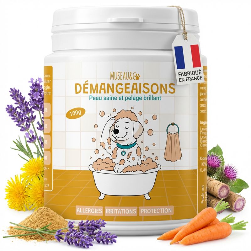 Museau & Co | Démangeaisons | Peau Apaisée | Chien & Chat