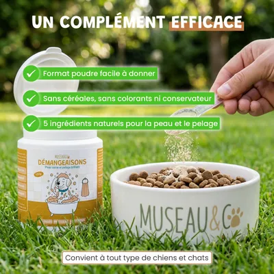 Museau & Co | Démangeaisons | Peau Apaisée | Chien & Chat
