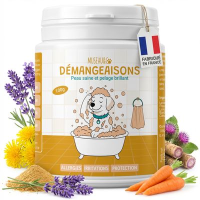 Museau & Co | Démangeaisons | Peau Apaisée | Chien & Chat