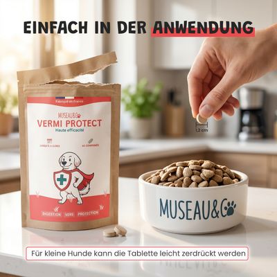 Museau & Co | Vermi Protect | Natürliche Wurmkur | Hund & Katze