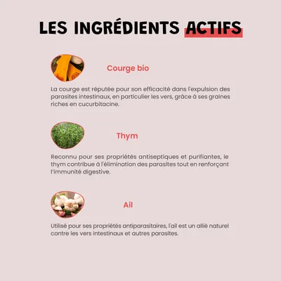 Vermi Protect - Vermifuge Naturel - Parasitaire - Chien et Chat - 60cpr