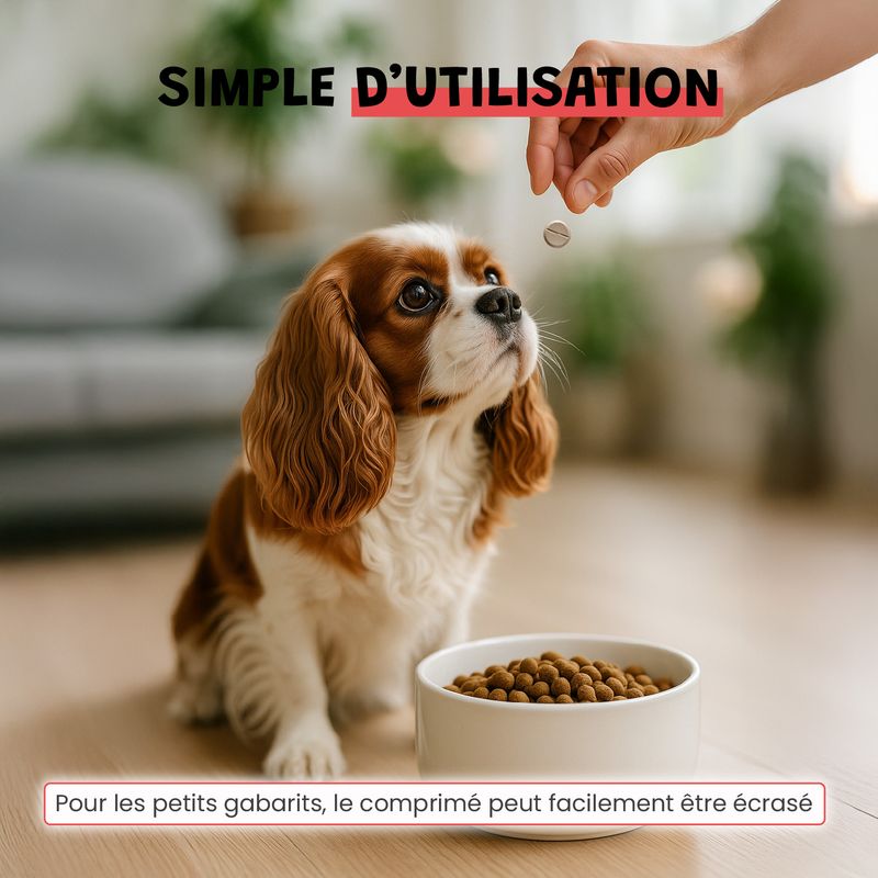Vermi Protect - Vermifuge Naturel - Parasitaire - Chien et Chat - 60cpr