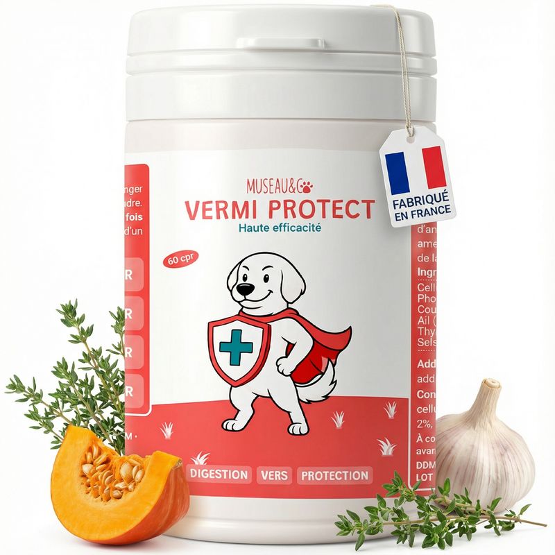 Vermi Protect - Vermifuge Naturel - Parasitaire - Chien et Chat