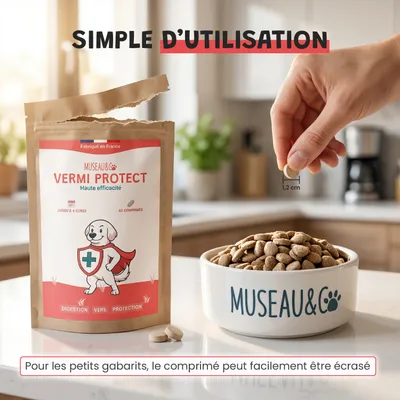 Museau & Co | Vermi Protect | Natürliche Wurmkur | Hund & Katze