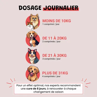 Vermi Protect - Vermifuge Naturel - Parasitaire - Chien et Chat - 60cpr