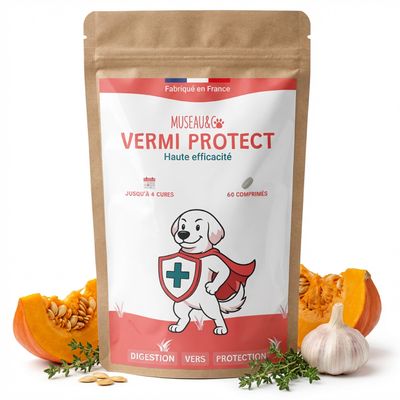 Museau & Co | Vermi Protect | Natürliche Wurmkur | Hund & Katze