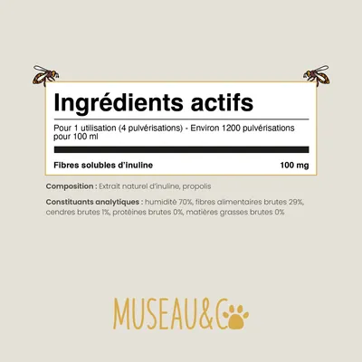 Spray Propolis - hygiène bucco-dentaire - Gingivite - Chien et Chat - 100ml