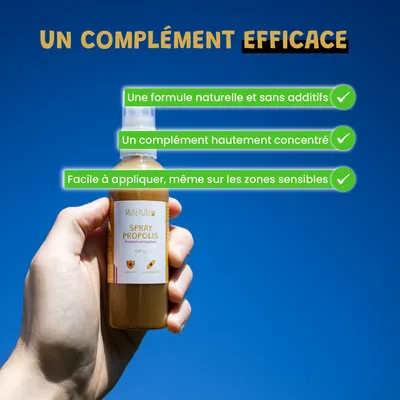 Spray Propolis - hygiène bucco-dentaire - Gingivite - Chien et Chat - 100ml