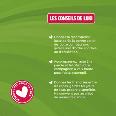 Mon Ami Luki - Lot de 3 - friandises de recompenses 200gr - chiens