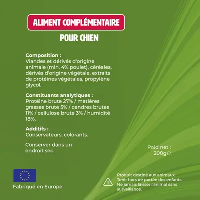 Mon Ami Luki - Lot de 3 - friandises de recompenses 200gr - chiens