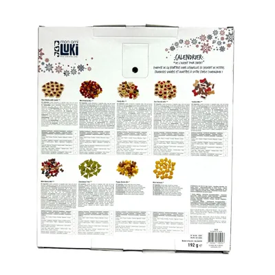 CALENDRIER DE L'AVENT POUR CHIEN - 24 CASES DE FRIANDISES ET DE RECOMPENSES