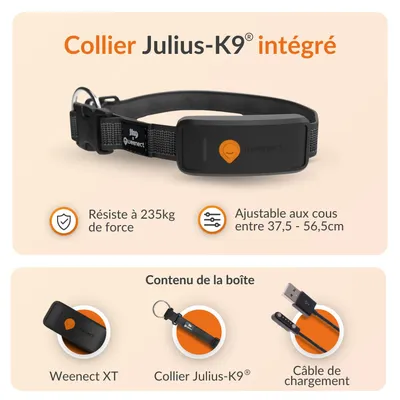 Weenect XT - Collier GPS pour chien, pour les aventures les plus extrêmes