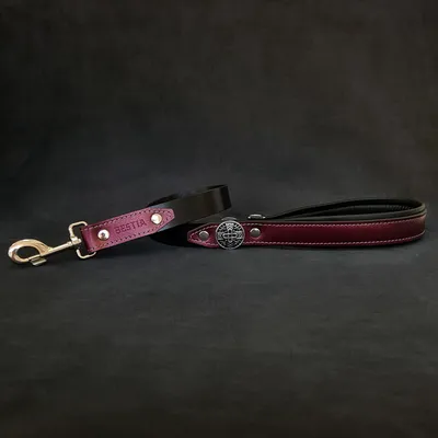 Bestia Custom Dog Gear - Laisse Hektor Burgundy