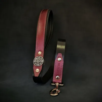 Bestia Custom Dog Gear - Laisse Hektor Burgundy