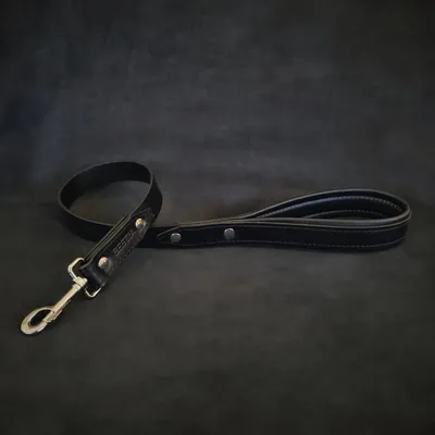 Bestia Custom Dog Gear - Laisse The Style Noir et Noir