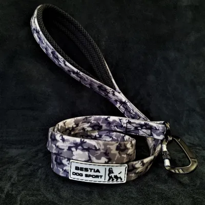 BESTIA DOG SPORT TACTICAL LEINE GRAU CAMO BESTIA DOG SPORT TACTICAL LEINE GRAU CAMO