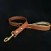 Bestia Custom Dog Gear -Laisse en cuir plaqué laiton