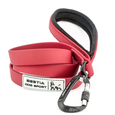 Bestia Dog Sport - Laisse tactique Rouge