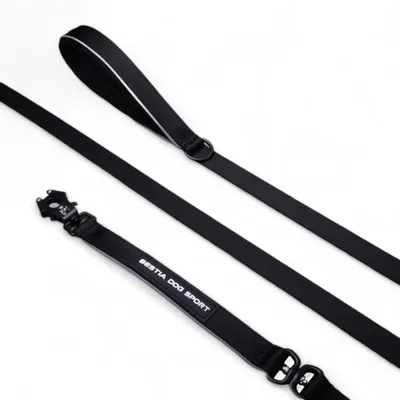 Bestia Dog Sport - Laisse GripPro Noir