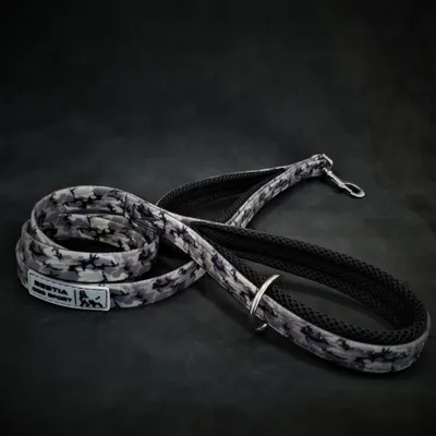 BESTIA DOG SPORT DOPPELGRIFF LEINE GREY CAMO BESTIA DOG SPORT DOPPELGRIFF LEINE GREY CAMO