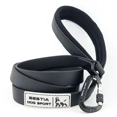 Bestia Dog Sport - Laisse tactique Noir