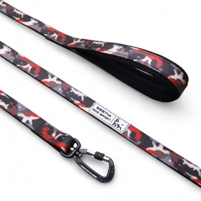 Bête Chien Sport Tactique Laisse Rouge camo