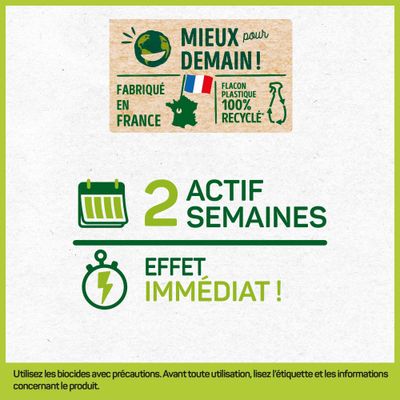 HOPI Lotion Anti Puces sans rinçage - Pratique et Longue Tenue