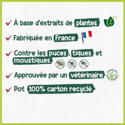 HOPI Poudre Anti Puces Chat&Chien sans rinçage - Pratique et Facile HOPI Poudre Anti Puces Chat&Chien sans rinçage - Pratique et Facile