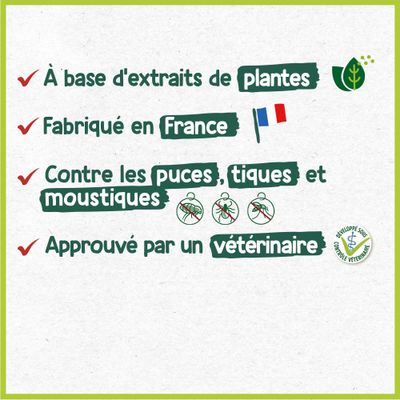 HOPI Médaillon insectifuge pour Chat&Chien - Pratique et Facile à’utiliser