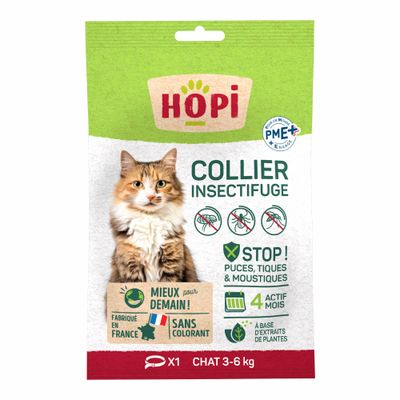 HOPI Collier Anti Puces - Taille 35 cm - 4 Mois de Protection 1 article